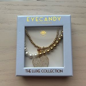 Eye Candy women’s double necklace